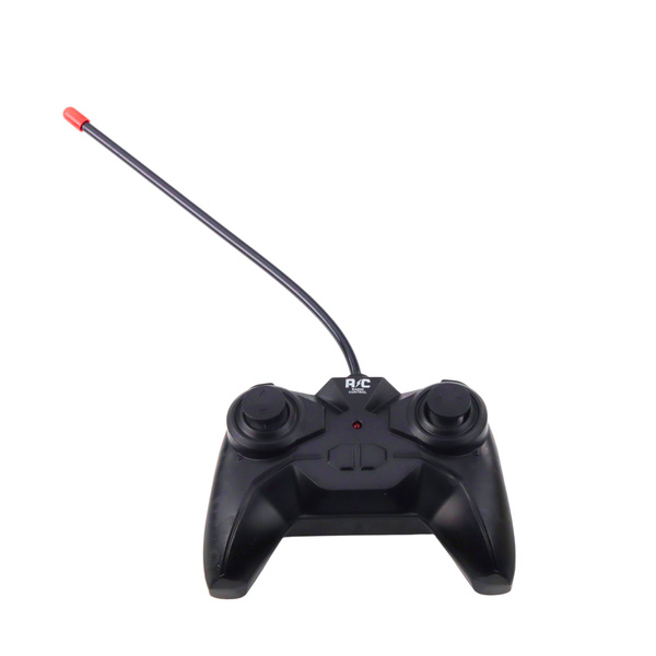 Ferngesteuertes Rennauto mit leuchtendem Gehäuse, Orange und Türkis