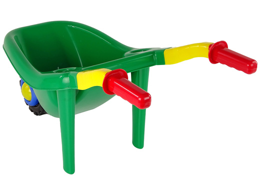 Large Coloured Garden Wheelbarrow Green