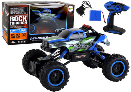 Ferngesteuertes RC-Offroad-Auto 1:14 2,4G Blau