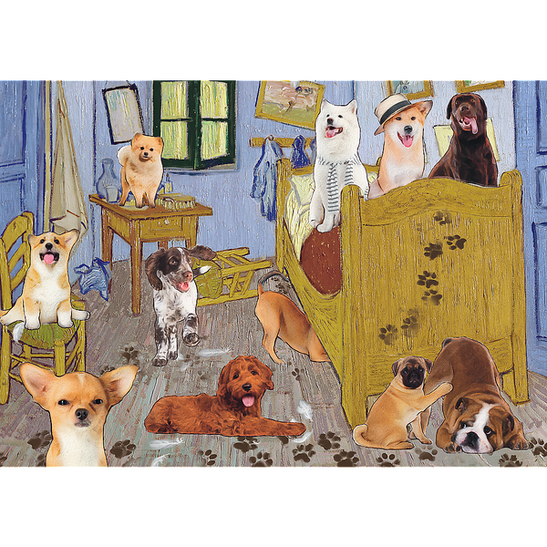 Puzzle - 500 - Pokój van Gogha - Psia Rewolucja - Trefl 37539