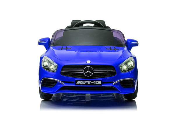 Battery Car Mercedes SL65 S Blue Lacquered LCD
