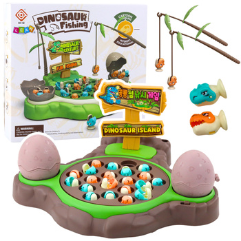 Arcade-Spiel Dinosaurier Angeln Magnetische Ruten Sounds