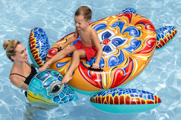 Dmuchany Materac Żółw 183 x 173 cm Bestway 41523