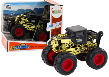 Climbing Car Vehicle with Friction Drive Off-Road Black