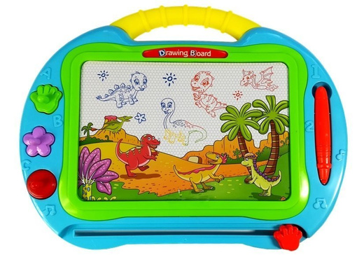 Magnetic Drawing Board with 3 Stamps and Stylus