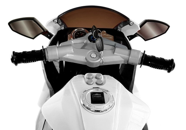 TR1603 Electric Ride-On Motorbike White