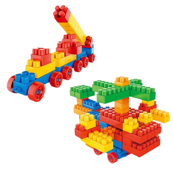 Set of 3D Colorful Construction Blocks 260 pcs.