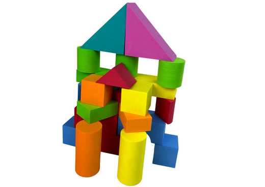 41 Piece Construction Foam Blocks for Kids