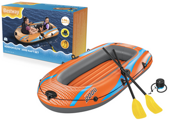 Inflatable Boat 2 Seater 246 x 122 cm Bestway 61145