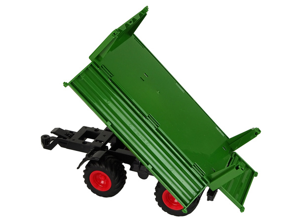 RC Tractor with Trailer 1:24 Red Green