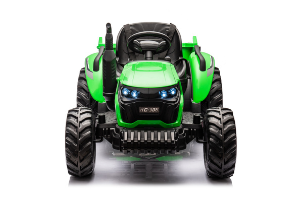Traktor Na Akumulator HC-306 Z Przyczepą Jasno Zielony 24V