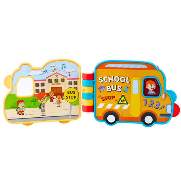 Interactive Educational Book Vehicles Lights Sounds Moving Elements