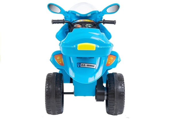 Elektromotorrad für Kinder BJX-88 Blau Motorrad Fahrzeug Sounds und Melodien