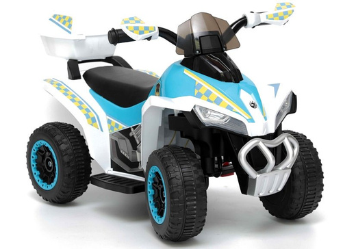 Electric Ride-On Police Quad YSA021A White