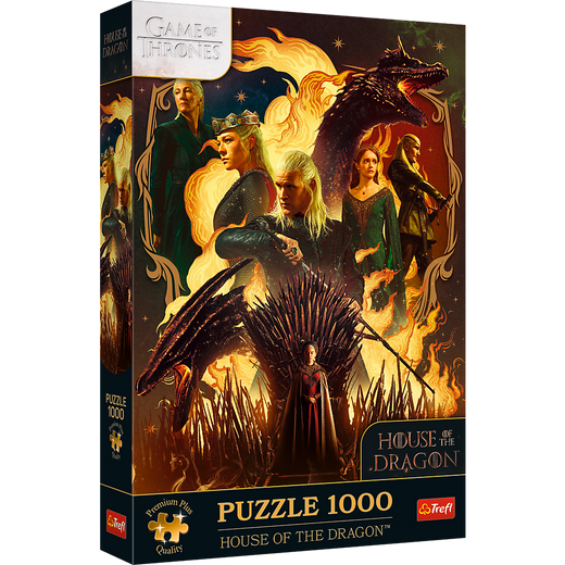 Puzzle – 1000 Premium Plus – Drachenkönig Trefl 12068