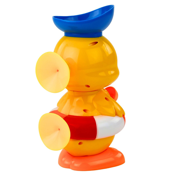 Interaktive Badeente mit Mahlwerk, Saugnäpfen und Löffel