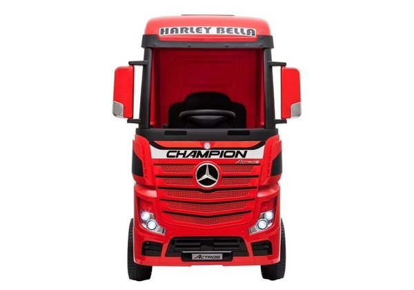 Electric Ride-On Car Mercedes Actros Red