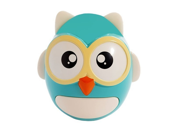 Baby rattle Teether Blue Owl