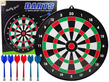 Dartscheibe mit magnetischen Darts 6 Stück