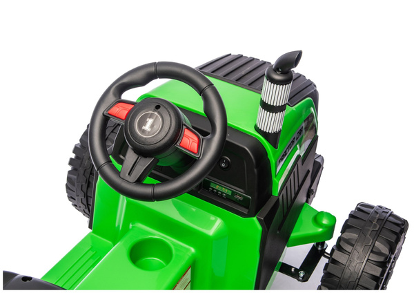 CH9959B Battery Operated Tractor with Trailer Light Green 24V