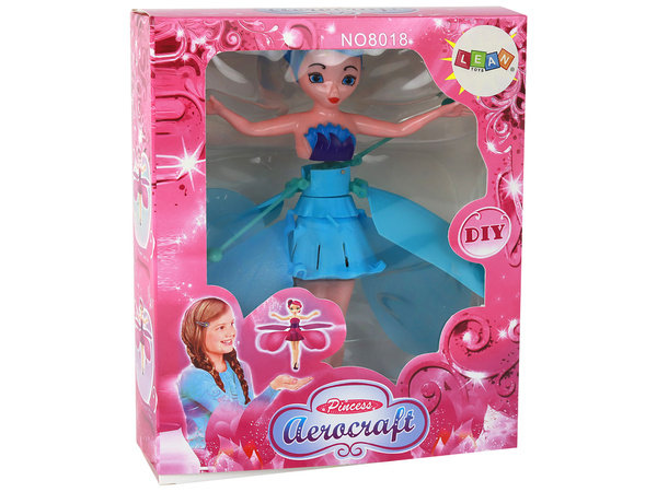 Hand Controlled Magic Blue Fairy Flying Doll