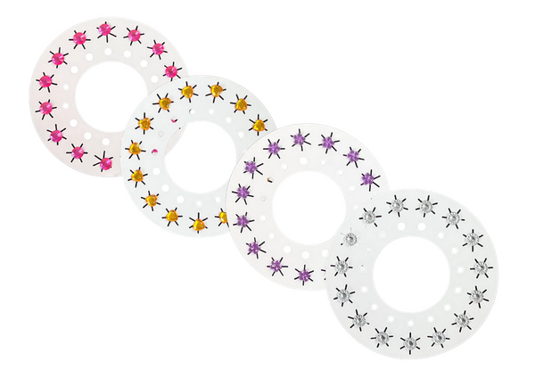 Set of Jewellery Hair Decorations Diamonds Applicator