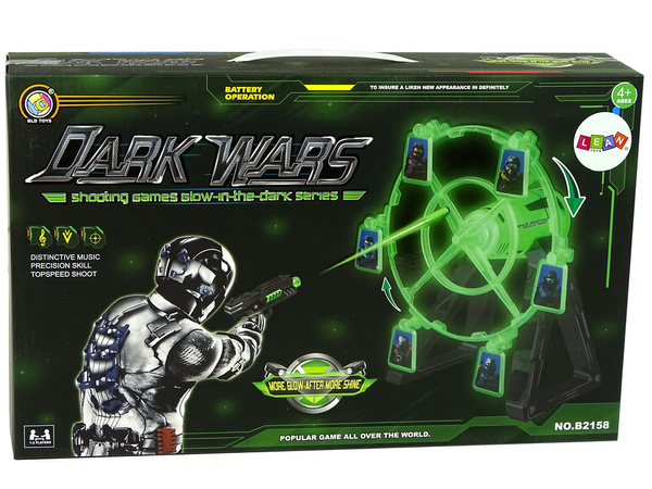 Arcade Game Drehbarer Schild Glow-in-the-Dark Shotgun