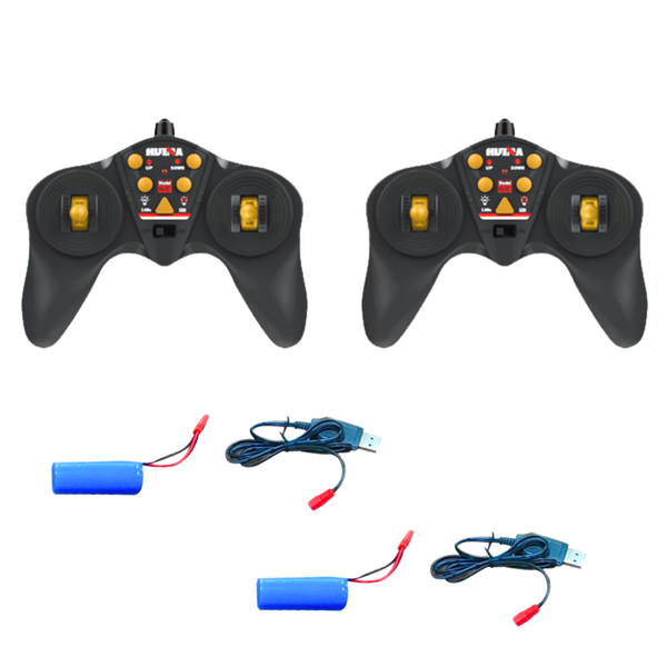 Zestaw Ładowarka Spychacz Wywrotka 1:24 Zdalnie Sterowane RC 2w1