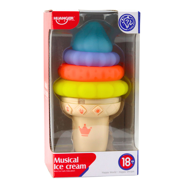 Musical Ice Educational Toy for Toddlers Lights and Sounds