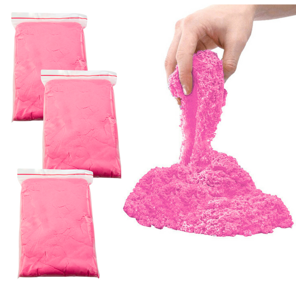 Magic Sand Set Rosa 3kg Formen Werkzeuge Aufblasbares Board
