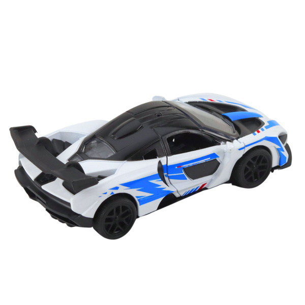 Sportwagen Metal Drive Türen zum Öffnen Weiß 1:32