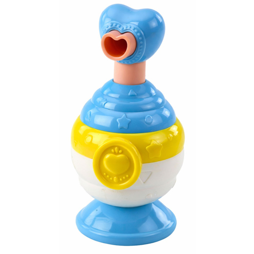 Bath Toy Set Duck Soap Dispenser Cup Blue