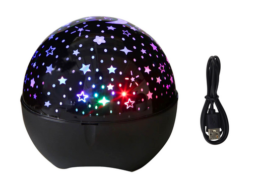 Star Projector Night Light Speaker 2in1 Black