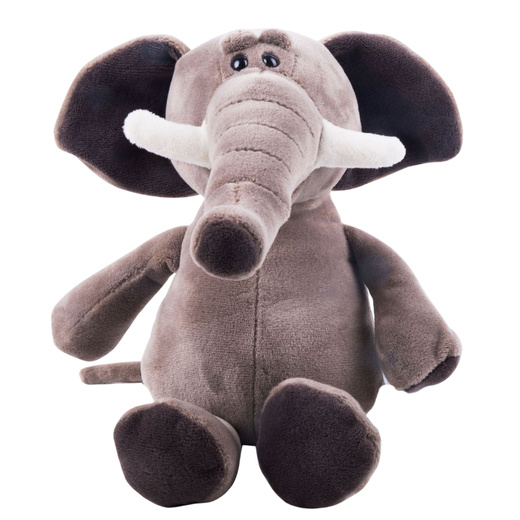 Kleines Plüsch-Maskottchen Kuscheltier Elefant mit Saugnapf 16cm
