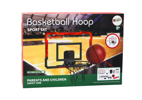Kinder-Basketballkorb-Backboard-Konterball-Set
