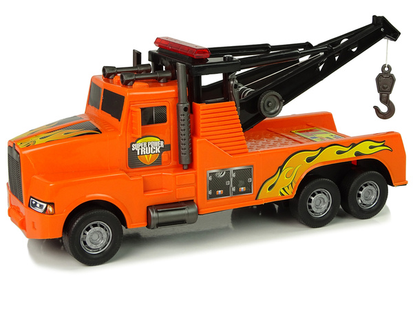 Auto-Abschleppwagen Pannenhilfe 1:10 Seil Orange