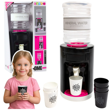 Spielzeug-Wasserspender für Kinder mit Licht und Geräuschen, rosa