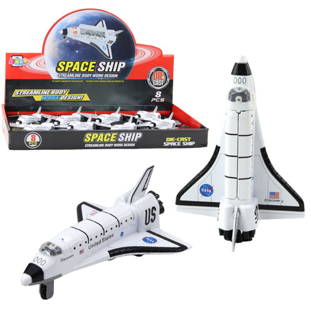 Spaceship Metal Pull-Back Drive White Markings