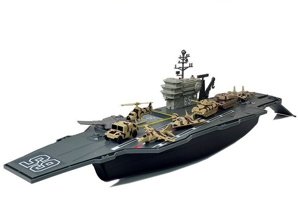 Huge Aircraft Carrier Boat Military Vehicles Sound 86 cm