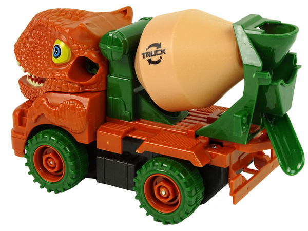 Beton-LKW Dinosaurier Unwrecker Orange Zubehör