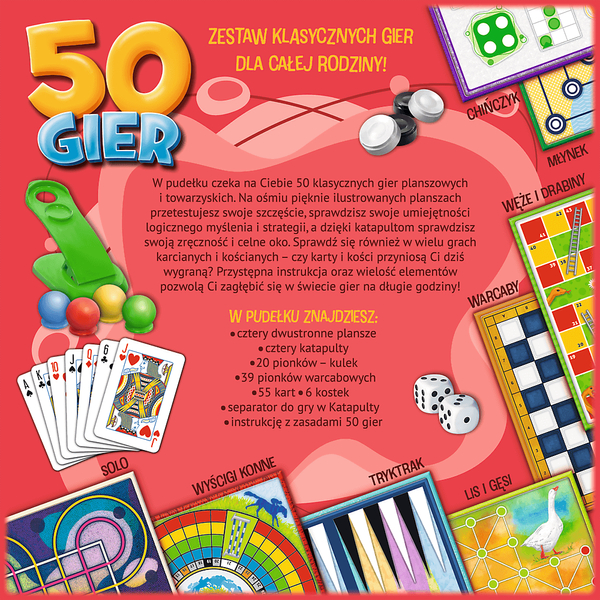 Game Set KALEIDOSCOPE – 50 Games Trefl 02116
