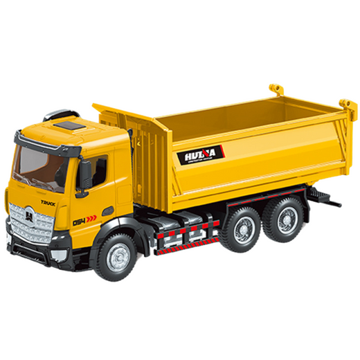 Metal Dump Truck Huina Yellow 1:50