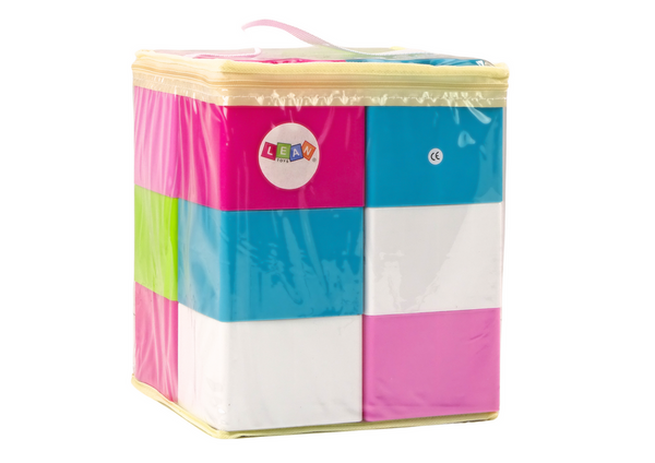 Large Construction Blocks in a Bag Colorful Stickers 12 Pieces