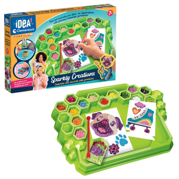 Idea Art Decoration Lab Gemstones Trendy 3D Stickers Clementoni 18742