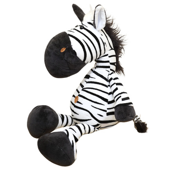 Pluszowa Maskotka Przytulanka Zebra Biało Czarna 25cm