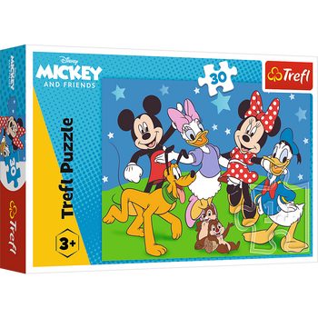 Puzzle 30 – Mäusespaß – Disney Standard Characters Trefl 18309