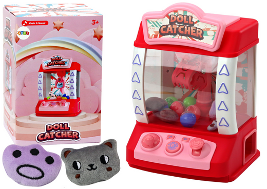 Maschine zum Fangen von Puppen, Gadgets, Kuscheltieren, Bällen, Rosa