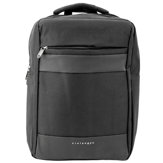 City Business Backpack USB Middle Compartment Black 14L 40cm