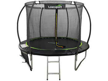 LEAN Sport Max 10ft Trampoline Black-Green