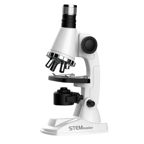 Educational Kit Scientific Microscope For Kids Accessories White